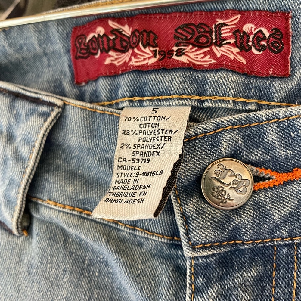 London Blues Capris Jeans Blue Women’s Small